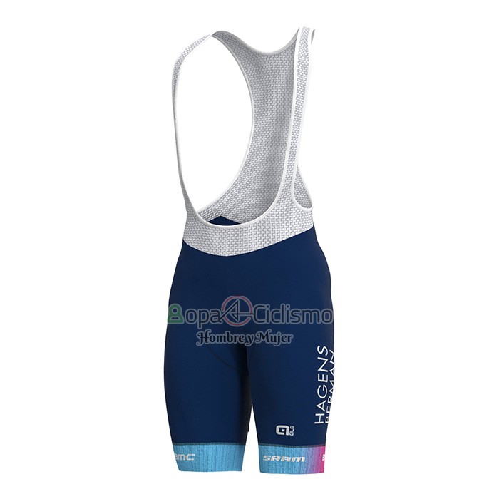 Hagens Berman Axeon Ropa Ciclismo Culotte Corto 2022 Men Mangas Cortas Fucsia Azur